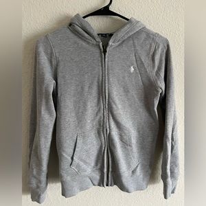 Polo Ralph Lauren Boys Grey Full Zip Hoodie